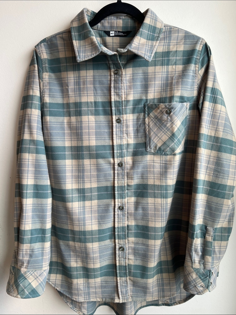 Cozy plaid L MEC shacket